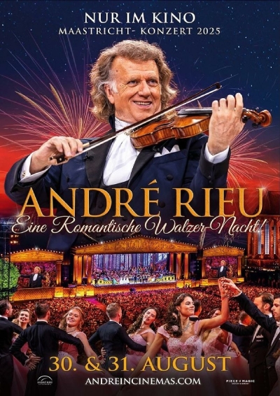 Filmplakat André Rieus Maastricht-Konzert 2025: 